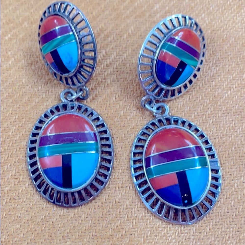 Sterling silver earrings.